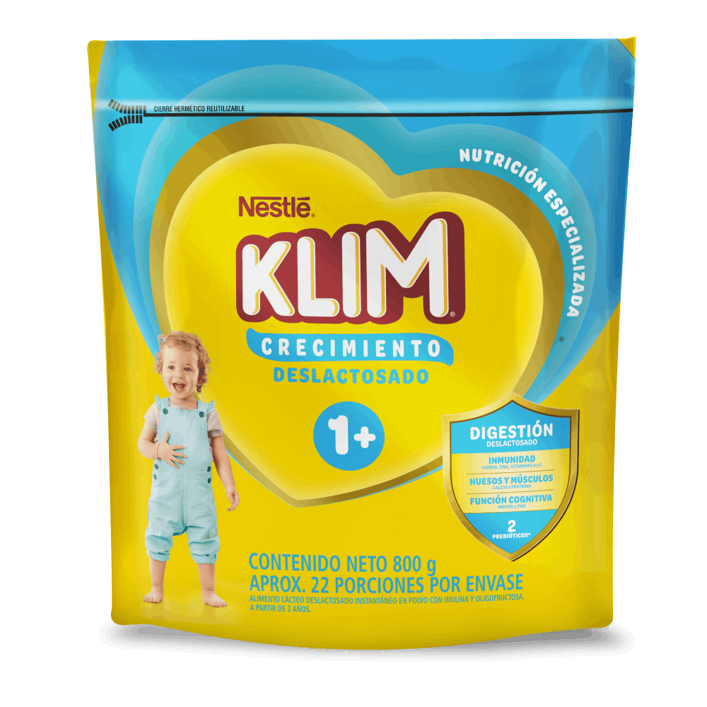 KLIM® CRECIMIENTO 1+ Deslactosado
