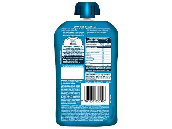 COMPOTA GERBER® MANGO-PLÁTANO