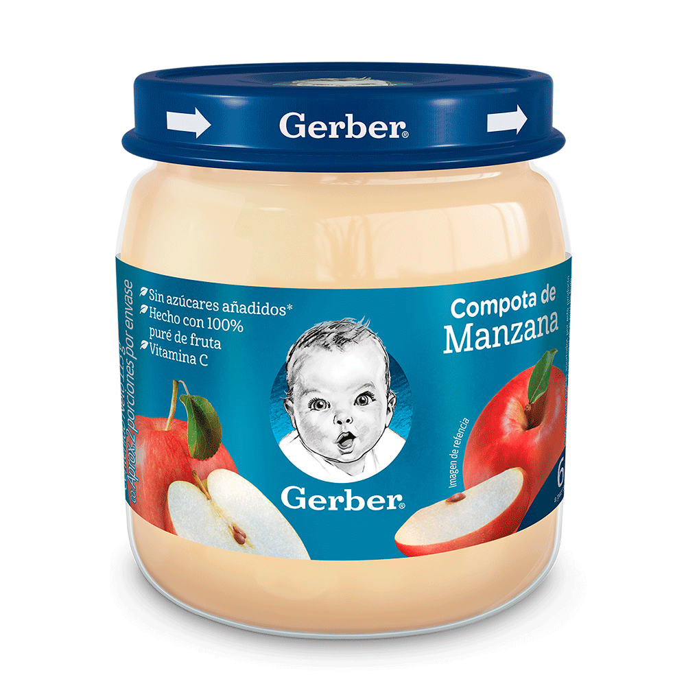 Compota GERBER de Manzana