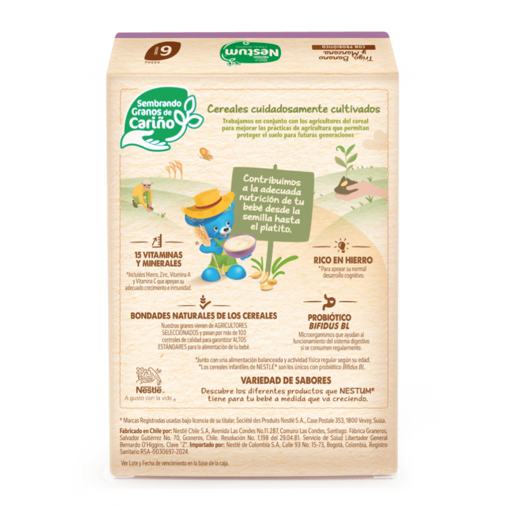 NESTUM® TRIGO BANANO Y MANZANA