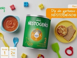Dip de garbanzo con NESTOGENO® 3