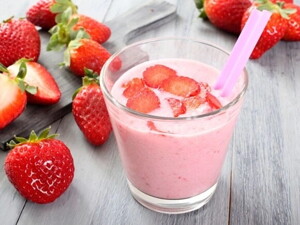 Malteada de Fresa