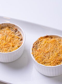 Molde de Plátano Maduro con Carne Molida al Horno con NUTRIADVANCE® Molde de Plátano Maduro con Carne Molida al Horno con NUTRIADVANCE®