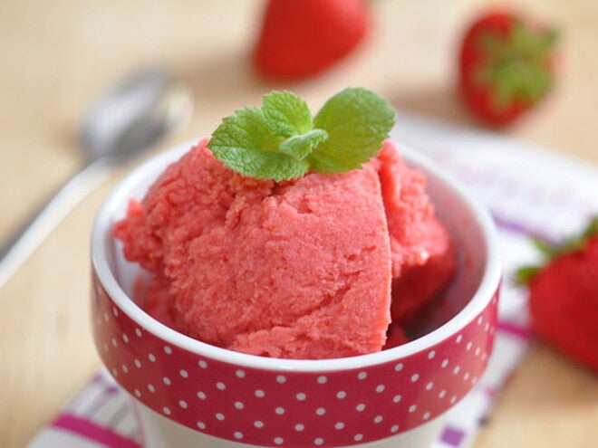 Sorbete de Fresa con NAN Sorbete de Fresa con NAN