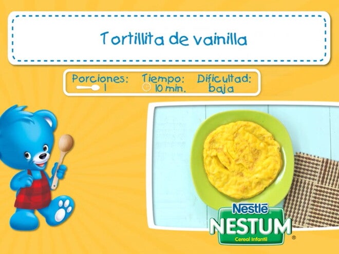 Tortilla de vainilla