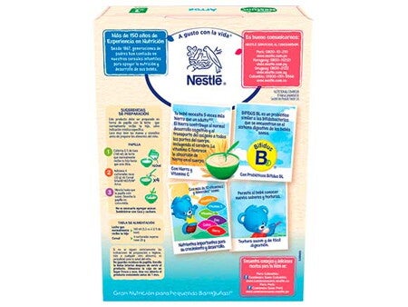Nestum arroz cereal infantil