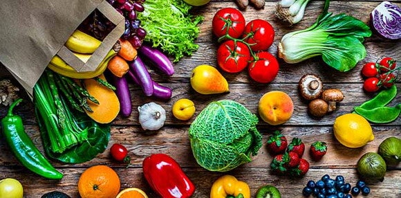 Frutas y verduras frescas y saludables Frutas y verduras frescas y saludables