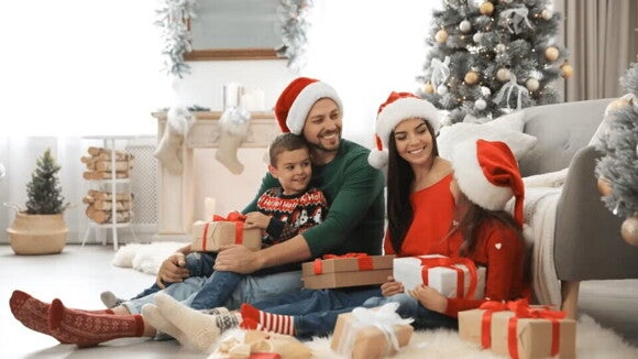 familia unida feliz