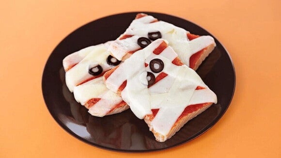 pizzas decoradas para halloween