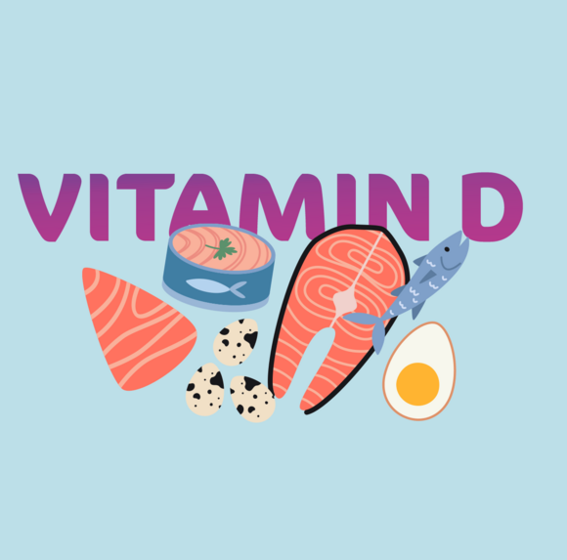 "VITAMINA D" con salmón, sardinas, huevo, champiñones y un pequeño bol de pescado